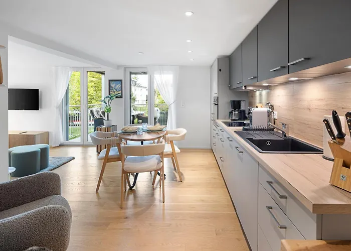 Modernes Mit Balkon Und Parkplatz, Naehe * 圣加仑